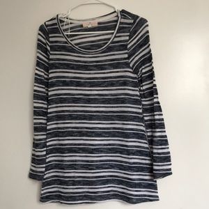 Blue and White Strip Tunic